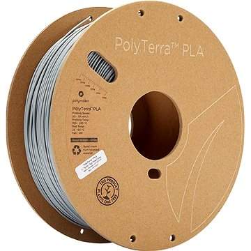 Polymaker PolyTerra PLA fosilní šedá
