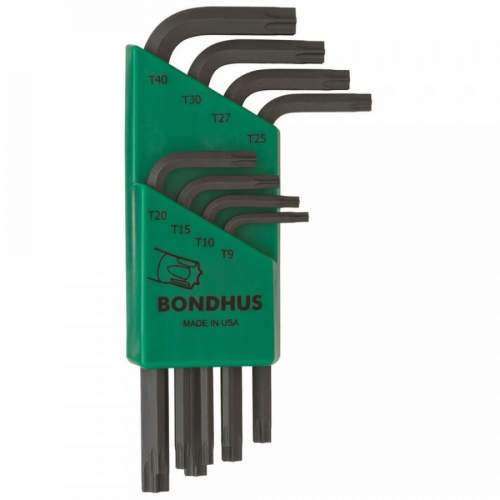 BONDHUS 31734 sada "L"-klíčů TORX T9-T40