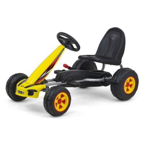 Milly Mally Go-kart Viper žlutá