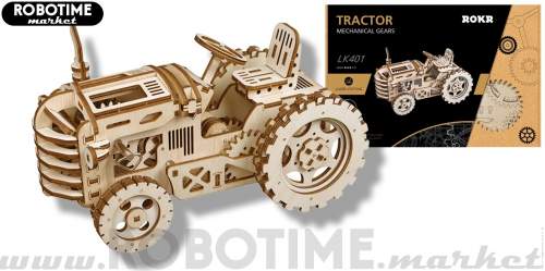 Robotime 3D puzzle Traktor 135 dílků