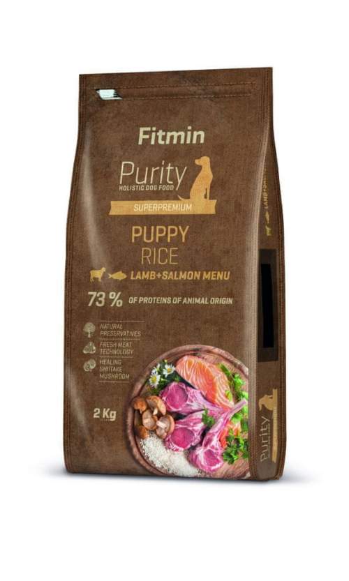 Fitmin dog Purity Rice Puppy Lamb&Salmon - 2 kg
