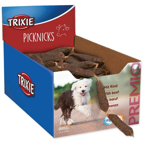 Trixie Premio PICKNIKS klobásky hovězí maso 8g/200ks