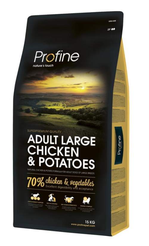 Profine NEW Dog Adult Large Chicken & Potatoes 15 kg