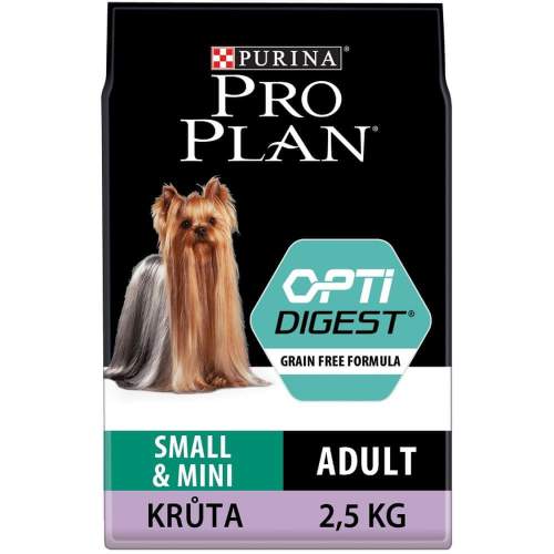 Purina PRO PLAN Dog Adult Small&Mini grain Free krůta 2,5kg