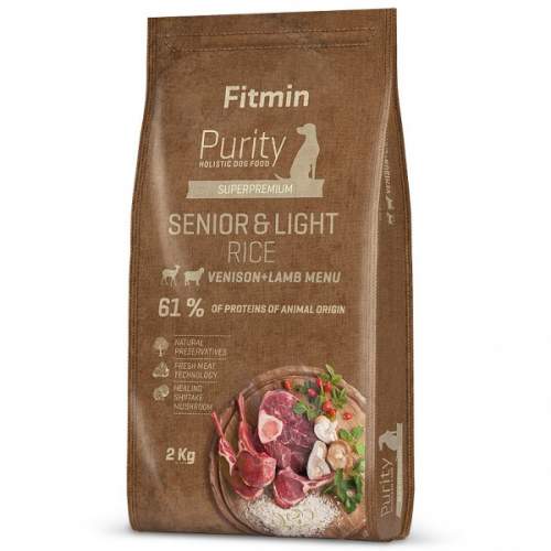 Fitmin Purity Rice Senior & Light Venison & Lamb 2 kg