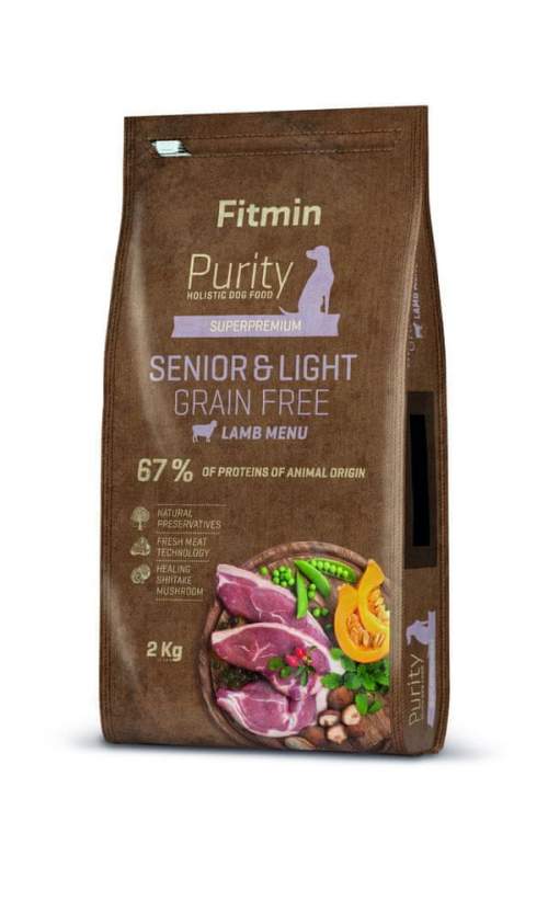 Fitmin dog Purity GF Senior & Light Lamb 2kg