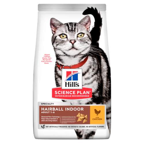 HILLS Feline Adult Hairball "For Indoor Cats" Chicken