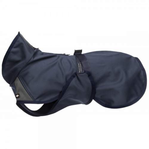 TRIXIE Softshellová bunda ASTON S 40 cm tmavomodrá/šedá