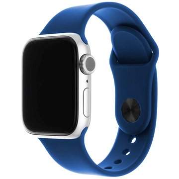 Řemínek FIXED Silicone Strap SET pro Apple Watch 42/44/45 mm královsky modrý