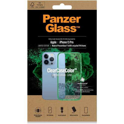 PanzerGlass ClearCaseColor pro Apple iPhone 13 Pro 0339, zelené