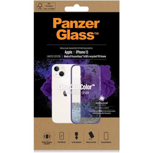 PanzerGlass ClearCaseColor pro Apple iPhone 13 0332, fialové
