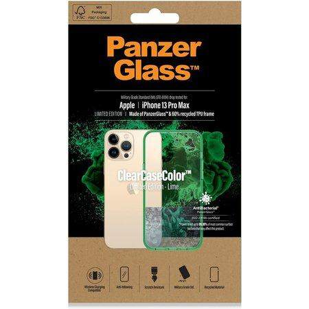 PanzerGlass ClearCaseColor pro Apple iPhone 13 Pro Max 0344, zelené