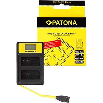 Patona nabíječka Dual Panasonic DMW-BLC12 E s LCD, USB PT141625