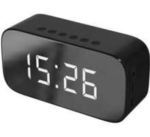 Bluetooth reproduktor Setty Mirror clock GB-200 černý