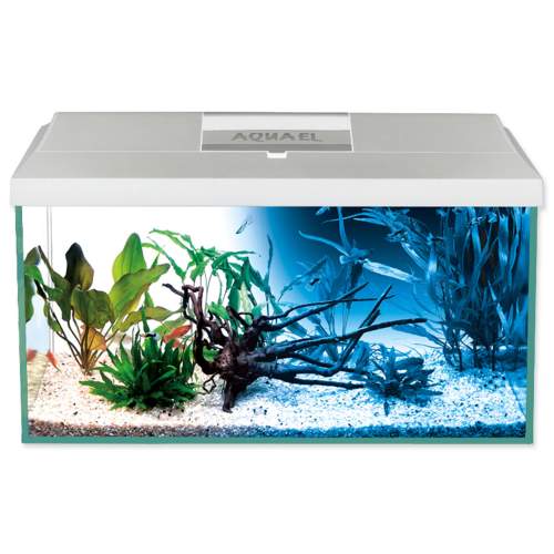 AQUAEL akvarijní set LEDDY 40x25x25cm bílý