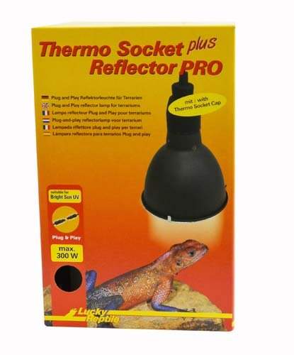 Lucky Reptile Thermo Socket plus Reflector PRO malý bílý (1ks)