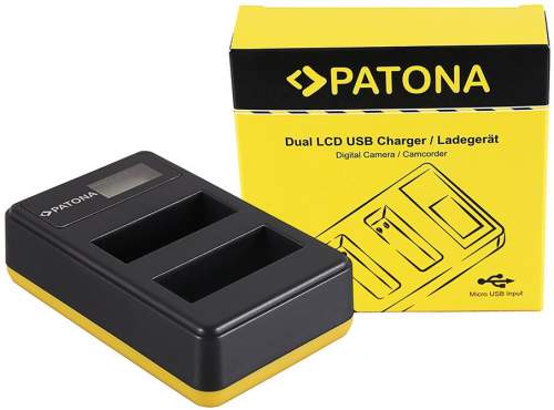 PATONA nabíječka Foto Dual LCD Nikon EN-EL14 USB