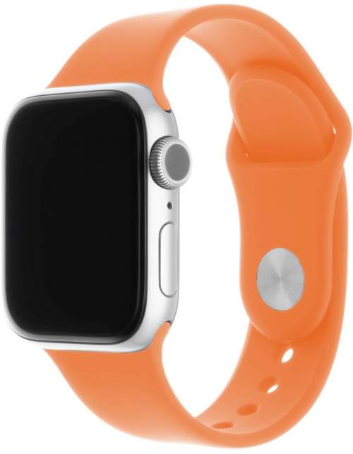 FIXED Silicone Strap set silikonových řemínků Apple Watch 38/40/41mm oranžový