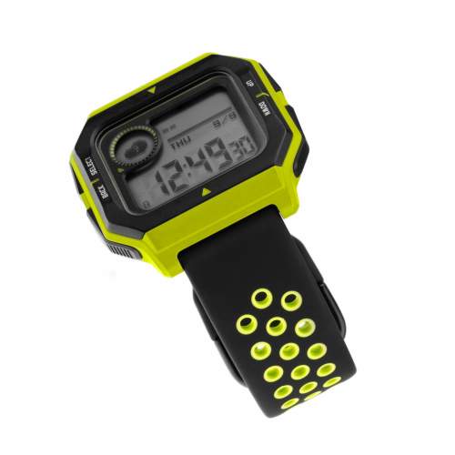 Silikonový řemínek FIXED Sport pro smartwatch, šířka 20mm, černolimetková