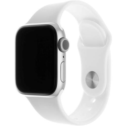 FIXED silikonový řemínek pro Apple Watch, 38/40mm, bílá FIXSST-436-WH