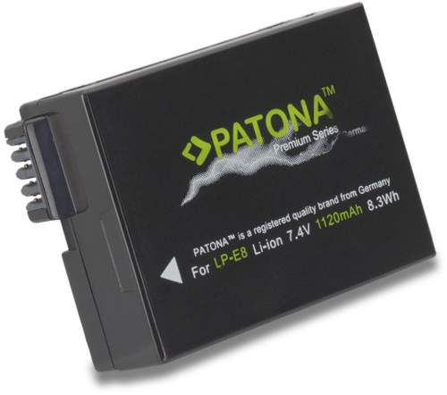 PATONA baterie pro foto Canon LP-E8 1120mAh Li-Ion Premium