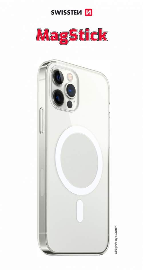 Swissten Clear Jelly MagStick pro  iPhone 7/8/SE 2020 transparentní