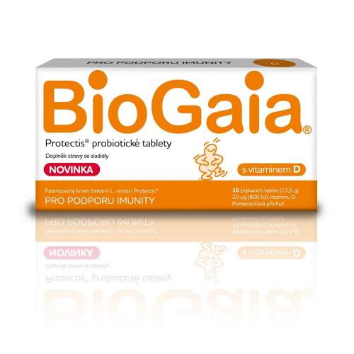 EWOPHARMA BioGaia Protectis s vitaminem D 30 tablet