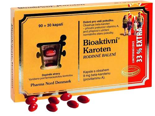 Pharma Nord Bioaktivní Karoten 120 kapslí