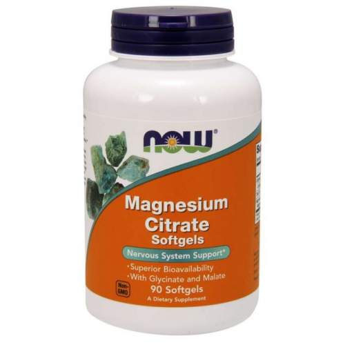 Now Foods Magnesium Citrate 90 kapslí