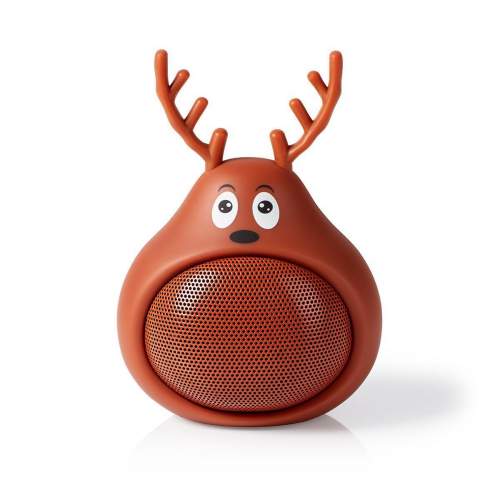 Nedis® Animaticks Rudy Reindeer Bluetooth reproduktor, 3 h přehrávání, Hands-Free volání (SPBT4110BN)