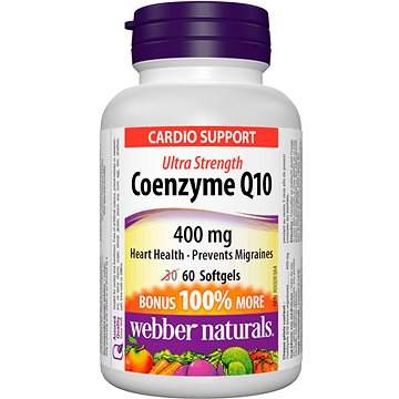 Webber Naturals Coenzyme Q10 400mg cps.60