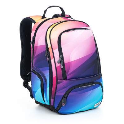 Topgal Studentský batoh v duhovém designu SURI 22028 G