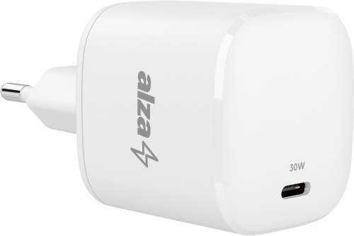 Nabíječka do sítě AlzaPower G130 mini Fast Charge 30W bílá