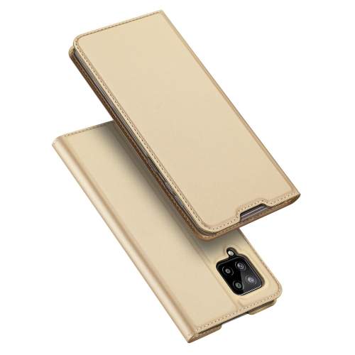 DUX Peňaženkový kryt Samsung Galaxy A42 zlatý
