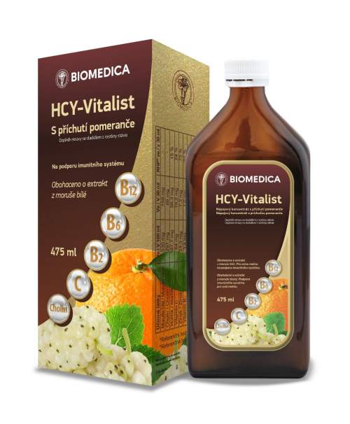 Biomedica HCY-Vitalist pomeranč 475 ml