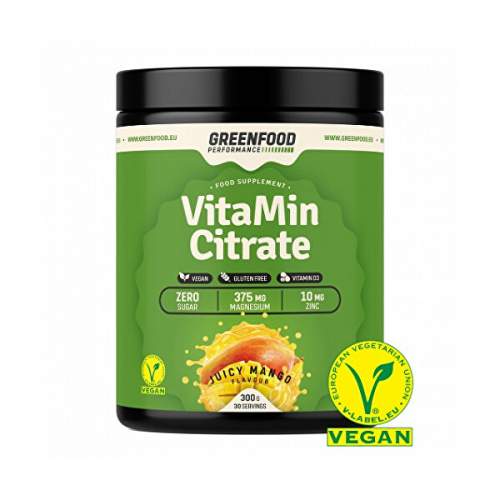 GreenFood Nutrition Performance VitaMin Citrate 300 g Mandarinka