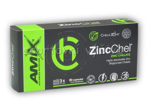 Amix Chelazone Zincchel Zinc chelate 90 kapslí
