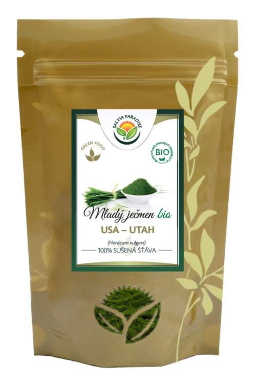 Salvia Paradise Mladý zelený ječmen - 100% sušená šťáva BIO Balení: 1000 g