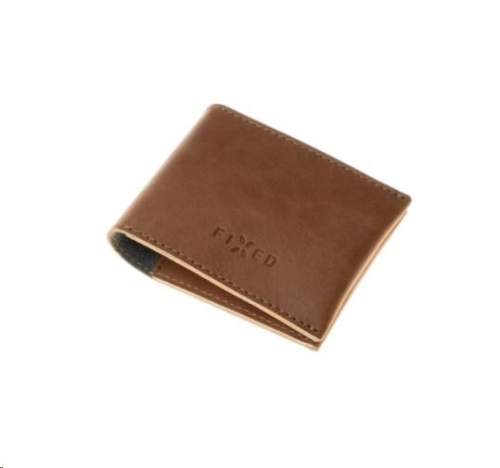 FIXED kožená peněženka Smile Wallet se smart trackerem Smile Pro, hnědá