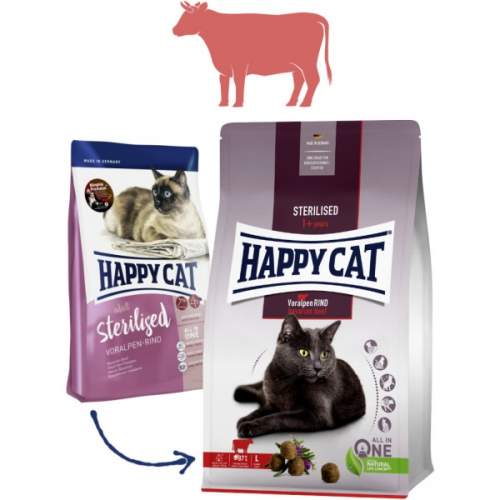 HAPPY CAT Sterilised Voralpen-Rind