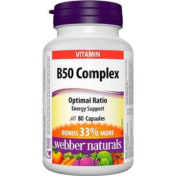 Webber Naturals B50 Complex 80 kapslí