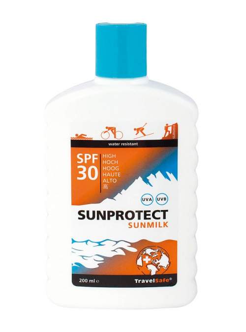 TravelSafe opalovací mléko Sunprotect SPF30