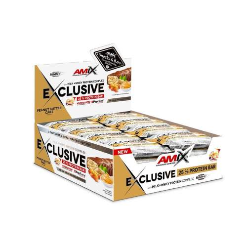 Amix Exclusive Protein Bar Peanut-Butter-Cake 24x40g