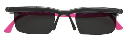 Modom Nastavitelné dioptrické sluneční brýle Adlens, růžové