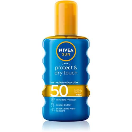 Nivea Sun Protect & Dry Touch neviditelný sprej na opalování SPF 50 200 ml