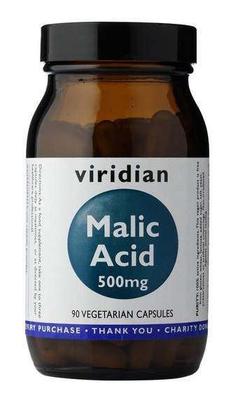 VIRIDIAN Nutrition Malic Acid 90 kapslí