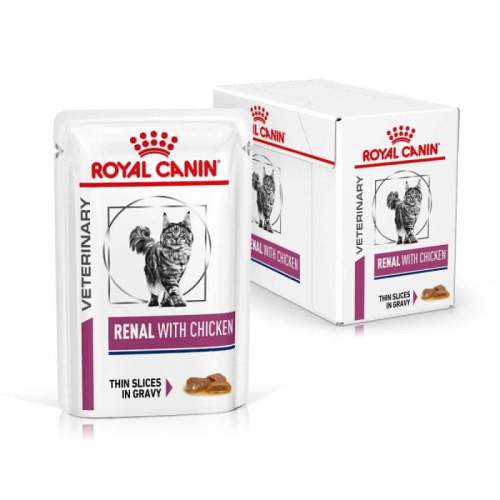ROYAL CANIN Veterinary Diet Cat Renal Chicken Pouch