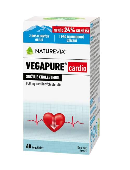 SWISS NatureVia Vegapure cardio 800 mg cps.60