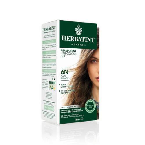 Herbatint Permanentní barva na vlasy tmavá blond 6N, 150 ml