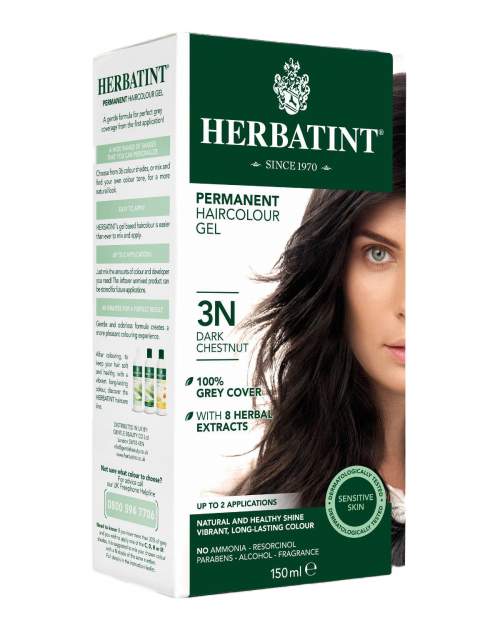 HERBATINT Permanentní barva na vlasy tmavý kaštan 3N